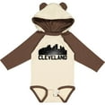 thumbnail image 3 of Inktastic Cleveland Skyline Boys or Girls Long Sleeve Baby Bodysuit, 3 of 5