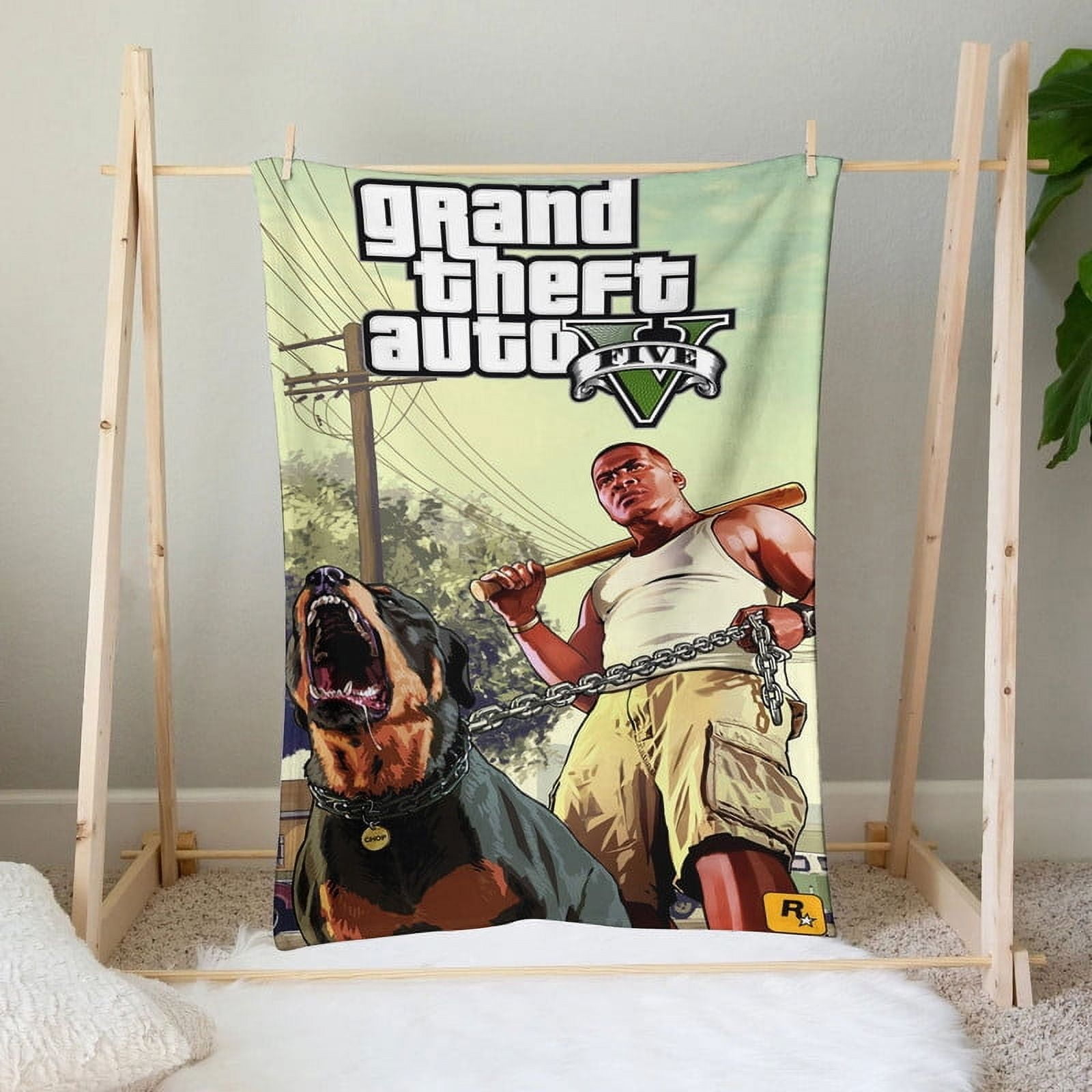 Grand Theft Auto Gra5 Throw Blanket Gifts for Fans Lover Girls Boys Women Present Hoodie Him Bed 30"x40"