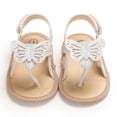 thumbnail image 4 of Odeerbi 2025 Babies First Walkers Infant Baby Girls Sandals Shoes Butterfly Causal Summer Newborn Flat Soft Shoes, 4 of 9
