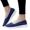 thumbnail image 3 of Sngxgn Women's Flats Shoes Casual Shoes Soft Flats(Dark Blue,38), 3 of 8