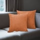 thumbnail image 5 of Uuiauoio 2 pcs Linen Throw Pillow Covers Decorative Square Pillowcases Cushion Covers 15.75x15.75 Inch for Home Decor Sofa Bedroom Car(No Pillow Core), 5 of 6