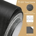 thumbnail image 3 of REGALWOVEN Wood Grain Tape, Wall Paper Border Sticker Self-Adhesive Repair Patch for Walls Black 1.97"x16.41Ft, 3 of 6