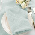 thumbnail image 3 of Yooshoverk Cotton Tassel Napkin Set, Pleated Linen Placemats for Western Table Decor, 3 of 6