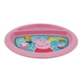 thumbnail image 2 of Plato Fun Kids Redondo con Divisiones Peppa Pig Multicolor, 2 of 4