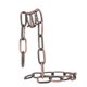 thumbnail image 1 of Portabotellas de vino novedoso, cadena de eslabones de acero flotante, soporte para botellas de vino, sostiene botellas en el aire, bronce, 1 of 14