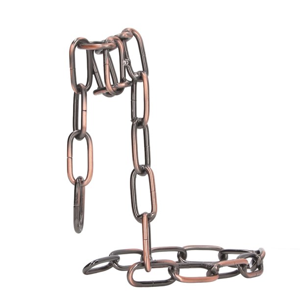 Portabotellas de vino novedoso, cadena de eslabones de acero flotante, soporte para botellas de vino, sostiene botellas en el aire, bronce