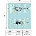 thumbnail image 4 of Spring Summer Mailbox Cover 21x18 Inch, Hello Sunshine Daisy Post Letter Box Covers, Seasonal Magnetic Waterproof Mail Wraps for Outdoor Yard Garden Standard Mailbox Decor, 4 of 6