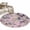 Pink, variant on Pink Flowers Area Rugs 4'x6', Washable Small Throw Rugs for Office Bathroom, Spring Floral Purple Butterflies Watercolor Indoor Outdoor Rug Non-Slip Low Pile Carpet Runner Reversible Floor Mats