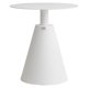 thumbnail image 1 of Mesa Auxiliar Larisa Blanca Minimalista De Aluminio, 1 of 3