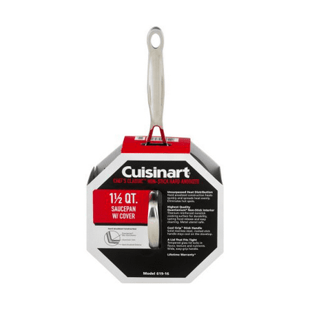 Cuisinart Chef's Classic 1.5qt Non-Stick Hard Anodized Saucepan with Cover - 619-16