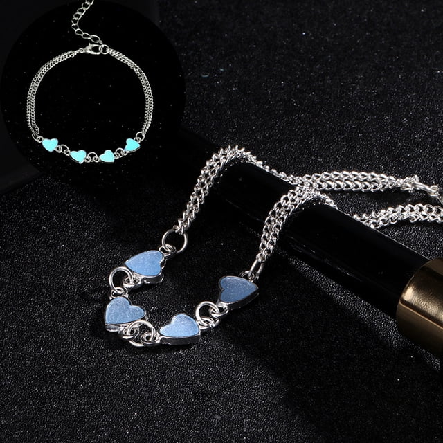 Xihbxyly 1 Par de Pendientes de Aleación con Forma de Corazón para Dedo, Ahuecados, Adornos de Joyería