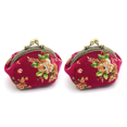 thumbnail image 1 of 2X Portefeuille, Mini Porte-Monnaie Vintage pour Femme (Rouge), 1 of 4