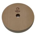 Diameter Leather Honing Wheel Fits 1/2" Arbor White Compound