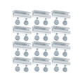 thumbnail image 1 of Tnarru 12 Pieces Sliding Window Locks Adjustable Security Locks, Aluminum Alloy Metal Window Locks for Patio Home Improvement Office double hole, 1 of 8