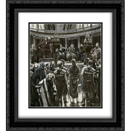 Judgement On The Morning of Good Friday 2x Matted 20x22 Black Ornate Framed Art Print by Tissot,