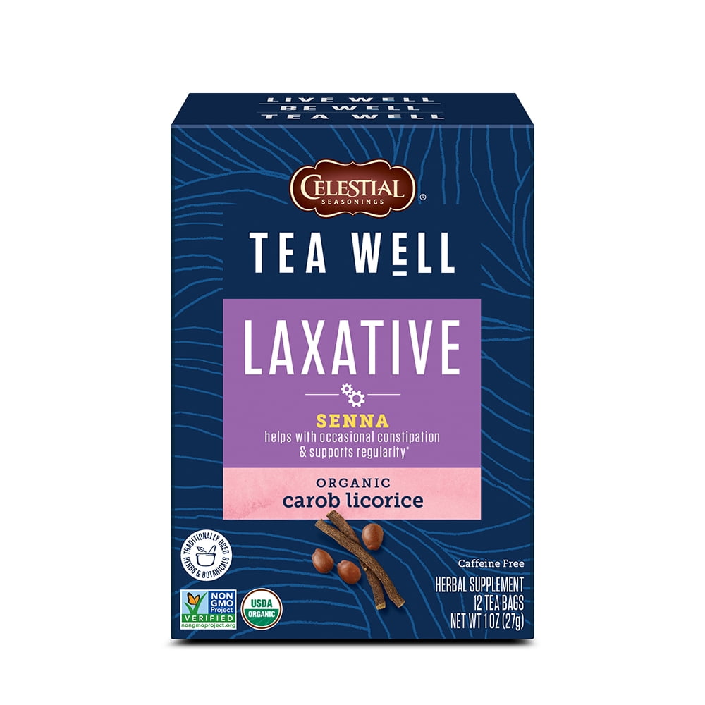 Celestial Seasonings TeaWell Organic Senna Carob Licorice Laxative