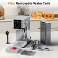 thumbnail image 5 of Auseo 20 Bar Espresso Machine with Milk Frother Steam Wand &Color Touchscreen ,1.4L Removable Water Tank， Professional Coffee Maker for Latte & Cappuccino, 5 of 8
