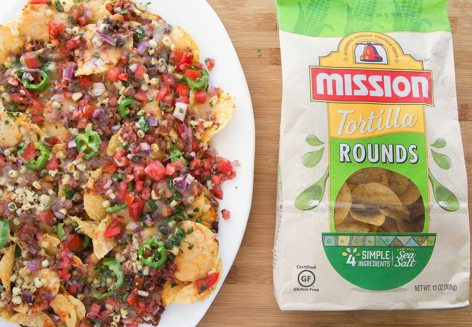mission round tortilla chips