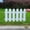 White #5, variant on White PVC Garden Fencing Border with Ground Studs | 19x17x12cm Mini Fence for Flower Beds, Lawns & Driveways | Decorative Home & Yard Border Edging (1-Pack)