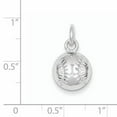 thumbnail image 2 of Charme de BASEBALL en Argent Sterling QC717 (15mm x 12mm), 2 of 2