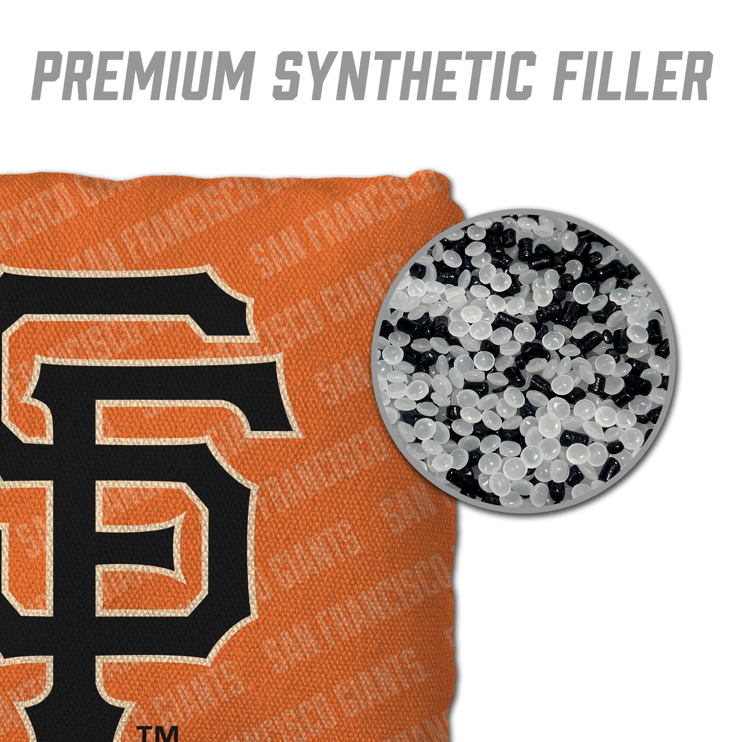 MLB San Francisco Giants Cornhole Bags - 4PK - Orange