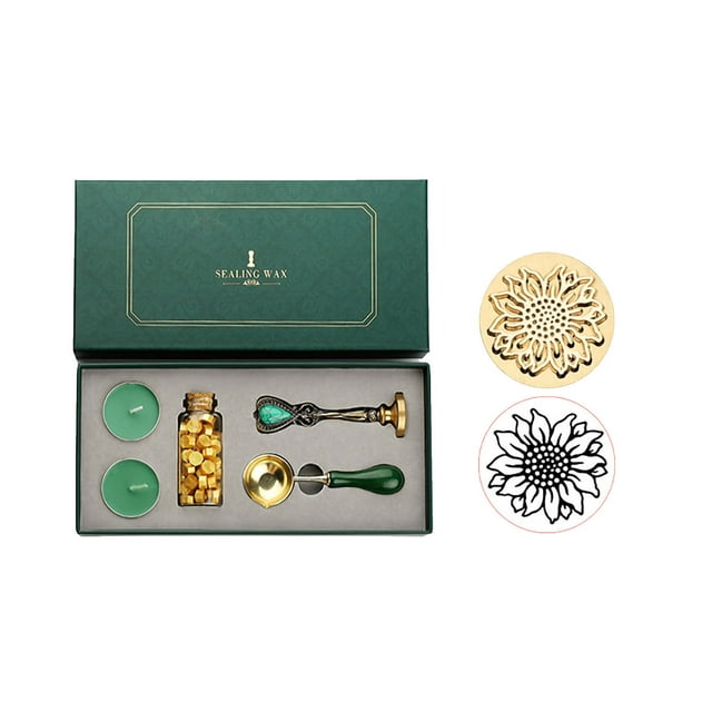 LSLJS Fire Lacquer Sealing Wax Set Fire Lacquer Wax Grain Set Fire Lacquer, Seal Se T