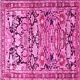 thumbnail image 1 of Ahgly Company Indoor Square Persian Pink Traditional Area Rugs, 6' Square, 1 of 4