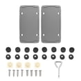 thumbnail image 1 of Marco De Silicona Para Matrícula Con Kit De Accesorios De Tornillo Soporte Para Matrícula Con Orificios De Drenaje Para Modelos De Coches Norteamericanos 2 Uds. matsuzay VI009581-02, 1 of 7