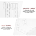 thumbnail image 2 of Miangastore Turtle Basking Area Acrylic Tortoise Climbing Platform Transparent 1Pcs 5.9X5.9X1.6In, 2 of 8