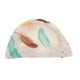 thumbnail image 1 of Gorro de natación de nailon con patrón de plumas beige, 1 pieza, 1 of 5