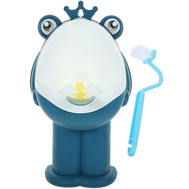 1 juego de urinario de entrenamiento para orinar de pie con dibujos animados, bonito orinal de pared para niños.