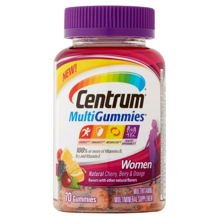 Centrum MultiGummies multivitamines / Supplément Femmes 70 Count