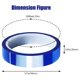 thumbnail image 3 of Cinta térmica azul shaofei 6,20 mm x 33 m resistente a altas temperaturas, 3 of 5