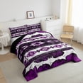 thumbnail image 3 of Castle Fairy Boho Hippie Aztec Twin Comforter Sets for Adults,Cow Print Bedding Set, 3 of 8