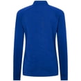 thumbnail image 3 of Women's Levelwear Blue Toronto Maple Leafs Amethyst Insignia Core Quarter-Zip Jacket, 3 of 3