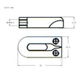thumbnail image 3 of Milaget Guitar Saddles String Saddle Bridge String Saddles Electric Guitar Parts, 3 of 6