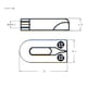 thumbnail image 3 of Sillines de guitarra shamjiam Puente de repuesto Rodillo de cuerda, 3 of 6