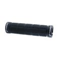 thumbnail image 3 of Empuñaduras de manillar Macarena antideslizantes goma suave Enrejado negro, 3 of 6