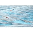 thumbnail image 2 of Engelbrecht, Jim 32x23 White Modern Wood Framed Museum Art Print Titled - Base camp-Mendenhall Glacier-Juneau-Alaska-USA, 2 of 4