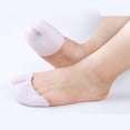 thumbnail image 5 of Protectores de gel para dedos del pie con almohadillas metatarsianas, 1 par de almohadillas para la bola del pie para eliminar callos, almohadillas para callos y almohadillas para ampollas, 5 of 5