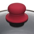 thumbnail image 3 of Hamilton Beach 10 Pouces en Aluminium Antiadhésif Rond Néerlandais Pot Bas, Rouge, 3 of 3