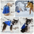 thumbnail image 6 of Dog Coat with Harness, 2 In 1 Outfit Warm Garment Jacket, Winter Dog Coat Fleece Dog Jacket Waterproof Dog Coat Zipper Dog Jacket, 6 of 6