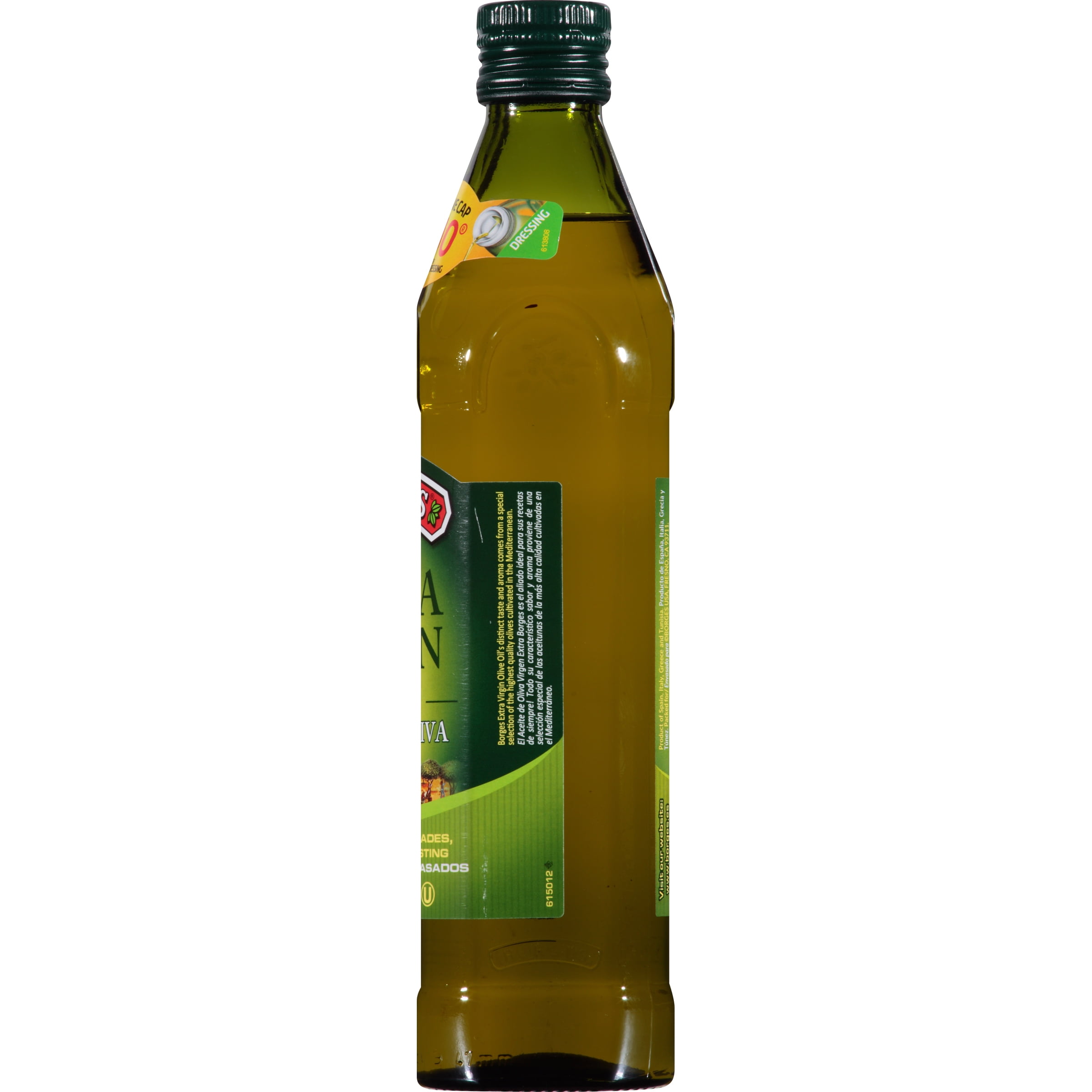 Borges Extra Virgin Spanish Olive Oil 17 fl oz Glass Bottle