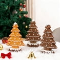 thumbnail image 4 of Dserfhy Gingerbread Christmas Tree Decoration Resin Gingerbread Tree Table Decor Christmas Collectible Figurine for Tabletop Home Office Mantel Centerpiece, 4 of 8