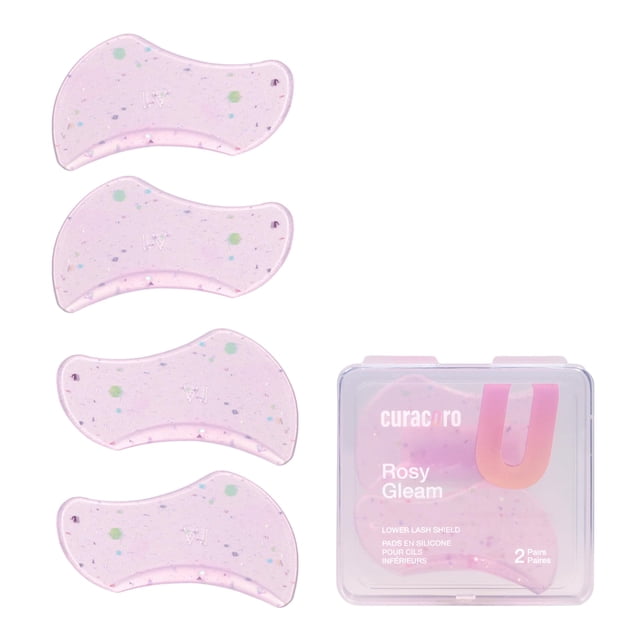 CURACORO Shields para lifting de pestañas, 4 piezas, pads de silicona reutilizables