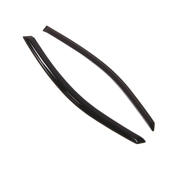 TuningPros Outside Mount Window Visor Deflector Smoke Tinted 2 Pcs Set For 2000-2004 Ford Focus Hatchback