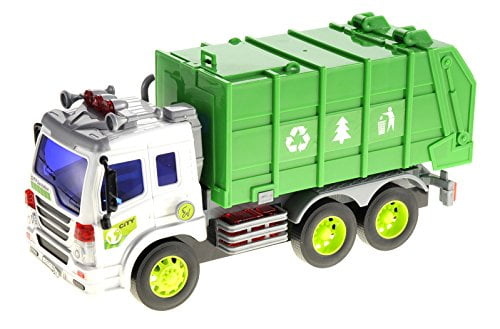 friction powered garbage truck