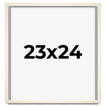 23x24 Frame White Wheat Solid Wood Picture Frame | Moulding Width 0.75 Inches | Interior Depth 0.5