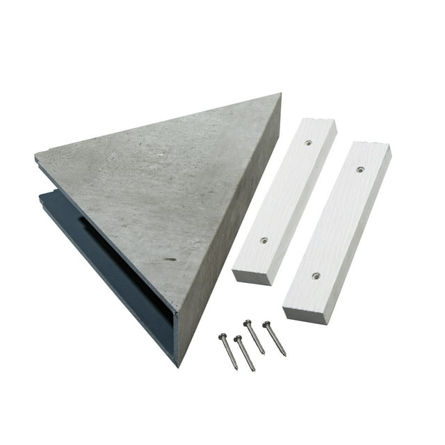 Palisade Étagère d'Angle de Douche Imperméable en Vinyle Nickel Givré