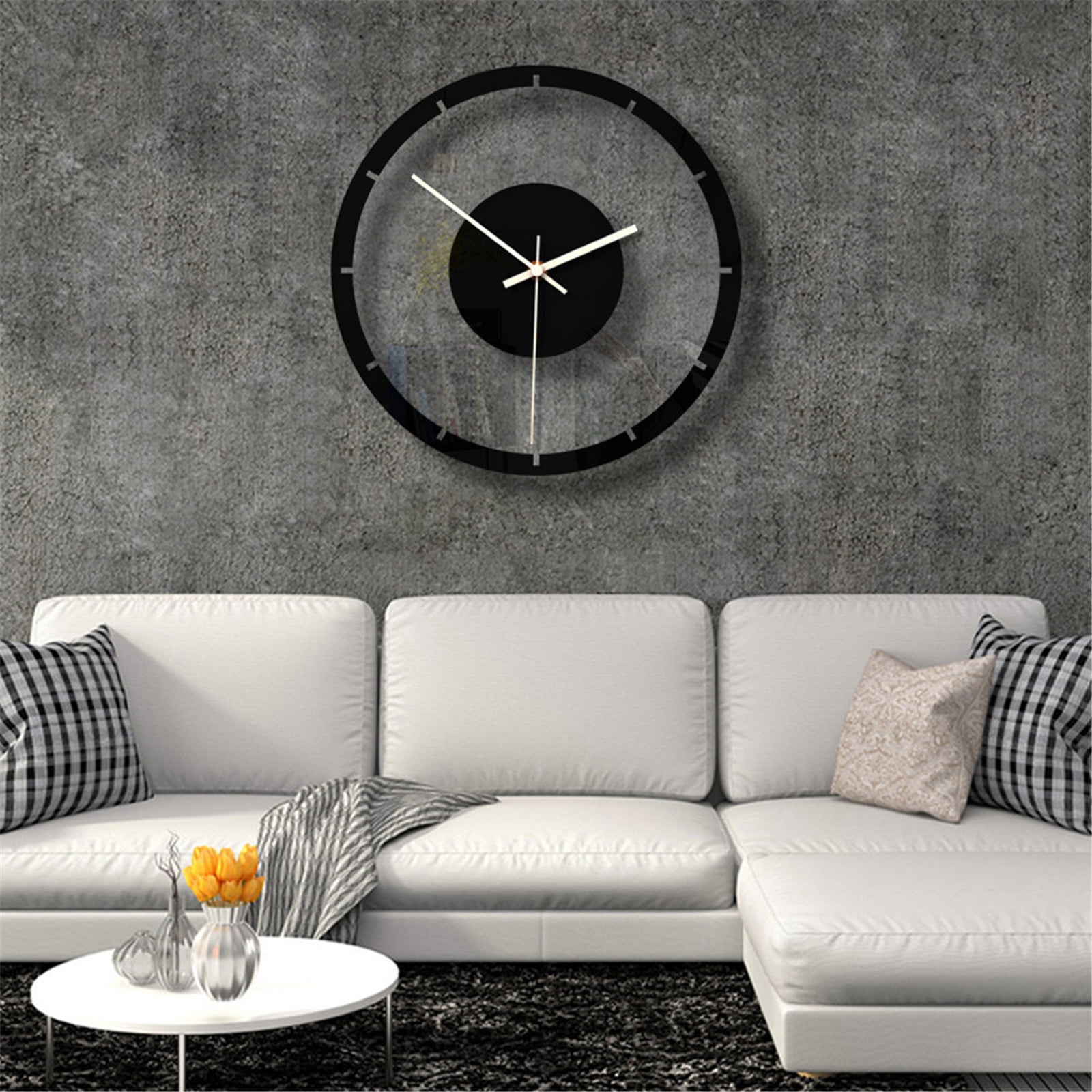 WALL CLOCK zen 25cm therapy relaxed calm yoga tranquil furniture home decor 373 